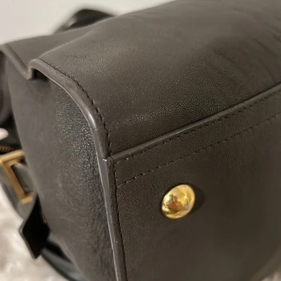 YSL Cabas Bold Y Grey Bag - Picture 10 of 17